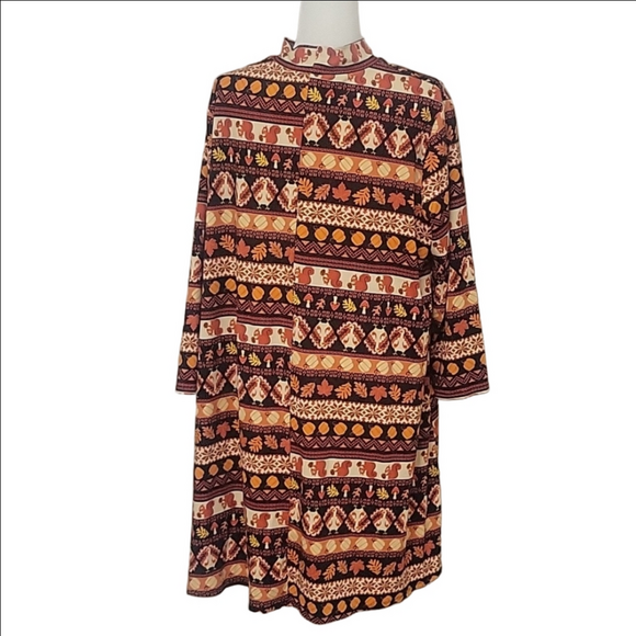 Womens XXL Fall Harvest Thanksgiving Dress - Picture 7 of 9